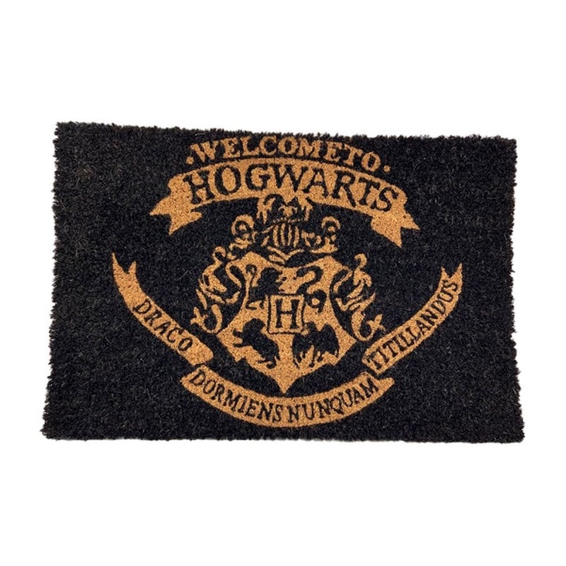 PYRAMID Πατάκι Εισόδου Pyramid Harry Potter Welcome to Hogwarts 37x55 cm - Μαύρο