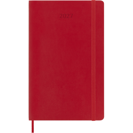 Ημερολόγιο Ημερήσιο 2027 Moleskine 12M L Soft Cover Κόκκινο image 0