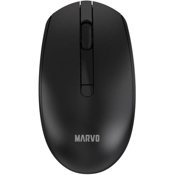 MARVO Office WS005 Ασύρματο σετ Πληκτρολόγιο/Ποντίκι - Μαύρο (US) image 1