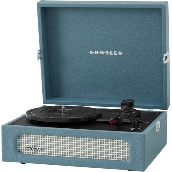 Πικάπ Crosley Voyager CR8017B-WB4 2-way Bluetooth Με Ενσωματωμένα Ηχεία - Washed Blue image 1
