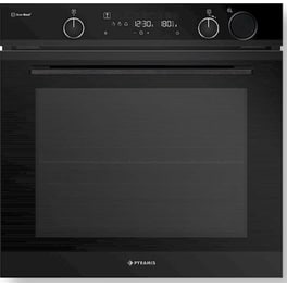 PYRAMIS PO78104010EBLΜ 78 Lt Μαύρο Εντοιχιζόμενος Φούρνος Άνω Πάγκου