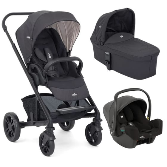 Βρεφικό Trio Set Joie Chrome Με Πορτ Μπεμπέ Ember And Κάθισμα Αυτοκινήτου I-snug 2 Coal image 0