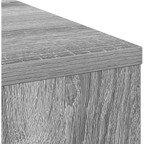 Γραφείο VidaXL από Επεξεργασμένο Ξύλο 100x40x75 cm - Γκρι Sonoma image 7