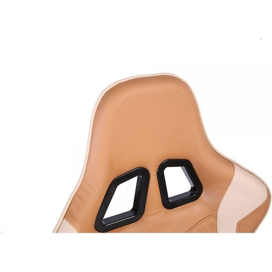 Καρέκλα Γραφείου/ Gaming 24Mall Mine Pro Υφασμάτινη - Mocca image 6