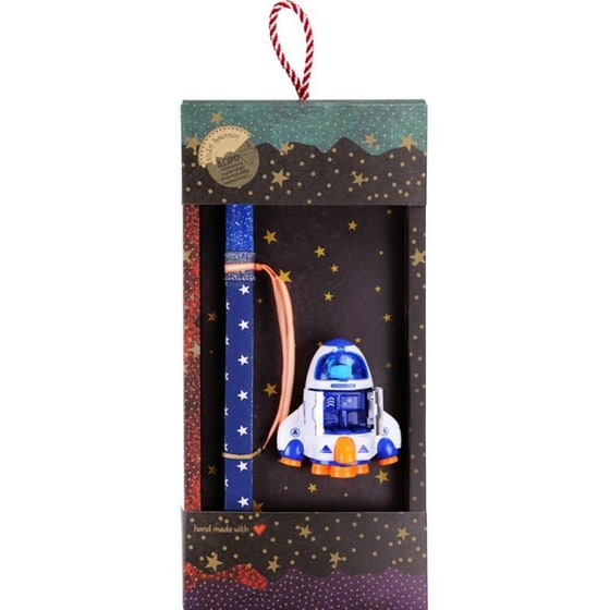 Λαμπάδα&nbsp;Synchronia&nbsp;Rocket&nbsp;Space&nbsp;Πύραυλος&nbsp;Orange image 0