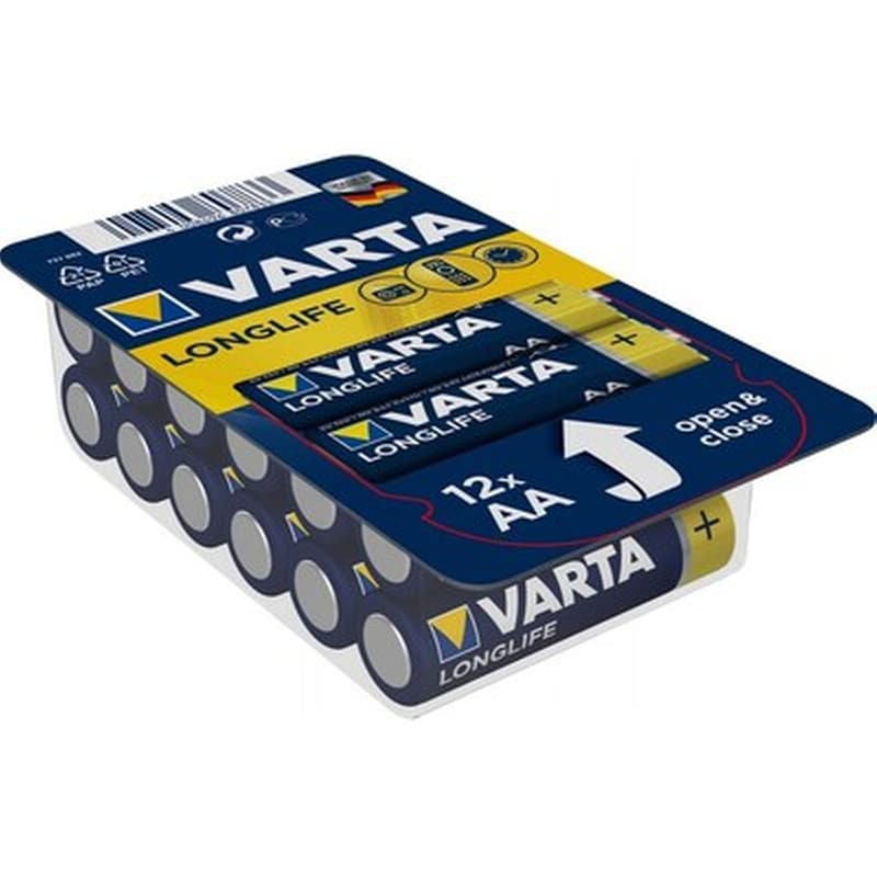 VARTA Αλκαλικές Μπαταρίες Aa 1.5v Lr06 Varta Longlife 12 Τεμ