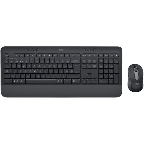 Logitech MK650 Σετ Ασύρματο Ποντίκι & Πληκτρλόγιο Graphite (IT/US) image 0