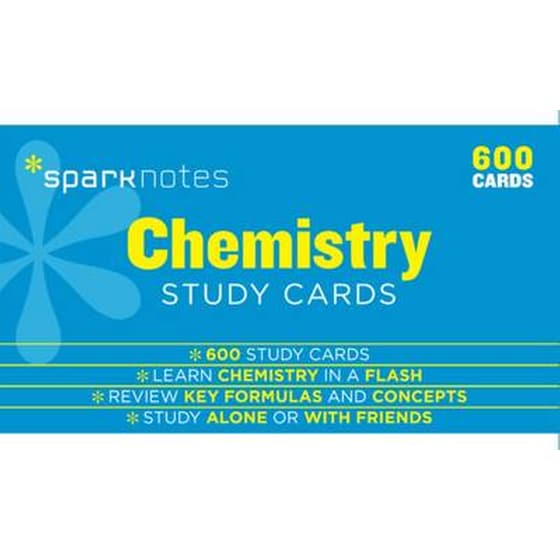Chemistry SparkNotes Study Cards image 0