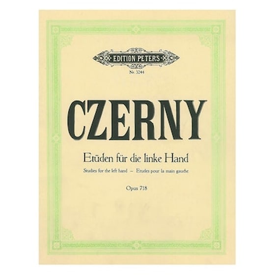 Βιβλίο Για Πιάνο Edition Peters Czerny - 24 Ασκήσεις Για Το Αριστερό Χέρι, Op.718 image 0