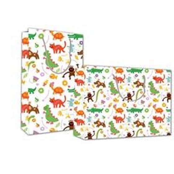 Χάρτινη Τσάντα Next "Ζωάκια" 46x14x40cm - Με σχέδιο image 0