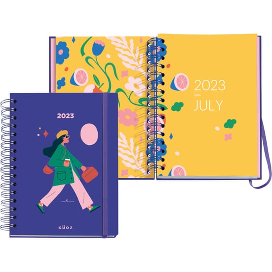 Ατζέντα Miquelrius 2023 Εβδομαδιαίο 12M A5 - Plus Walk Küoz image 2