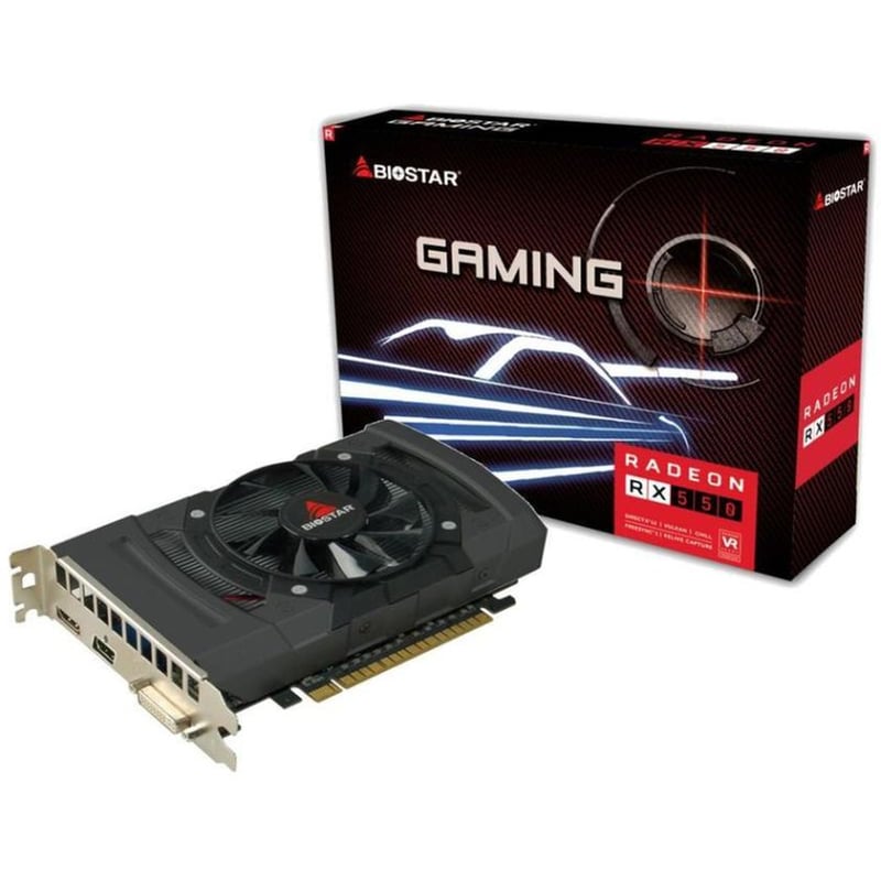 BIOSTAR Κάρτα Γραφικών Biostar Radeon RX 550 4GB