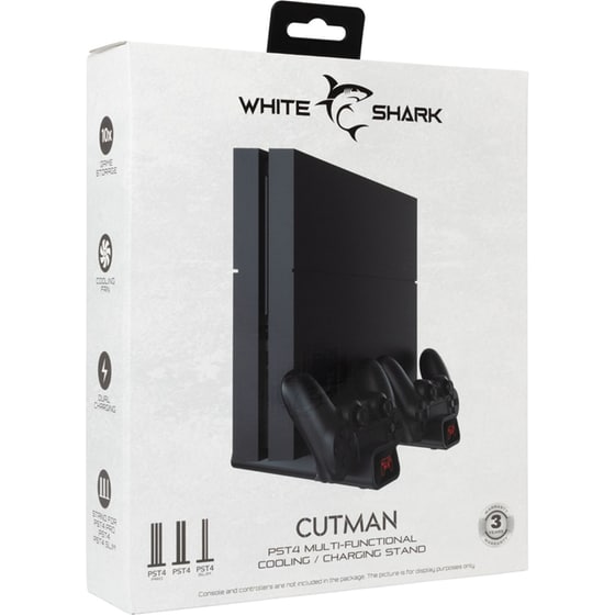 White Shark Cutman Cooling Pad -Μαύρο image 11