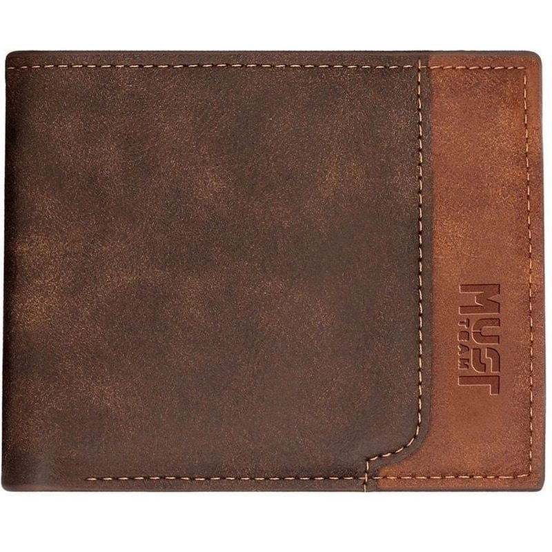 MUST Πορτοφόλι Ανδρικό Must Team Καφέ