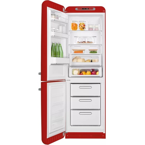 SMEG FAB32LRD6 332 Lt Total No Frost Κόκκινο Ψυγειοκαταψύκτης image 1