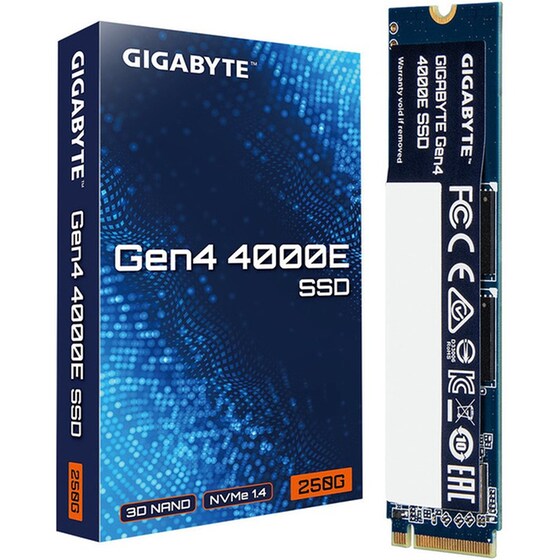 GIGABYTE Gen4 4000E SSD 250GB M.2 2280 NVMe PCIe 4.0 image 4