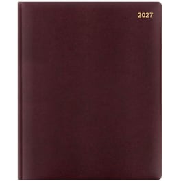 Ημερολόγιο Εβδομαδιαίο Letts 2027 A4 Legacy Quarto Burgundy