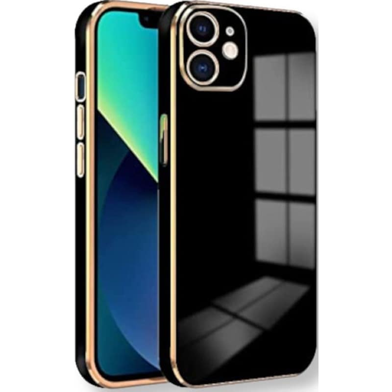 Θήκη Apple iPhone 12 - Bodycell Gold Plated - Black