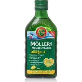 Λιπαρά Οξέα Moller's Μουρουνέλαιο Cod Liver Oil Λεμόνι - 250ml