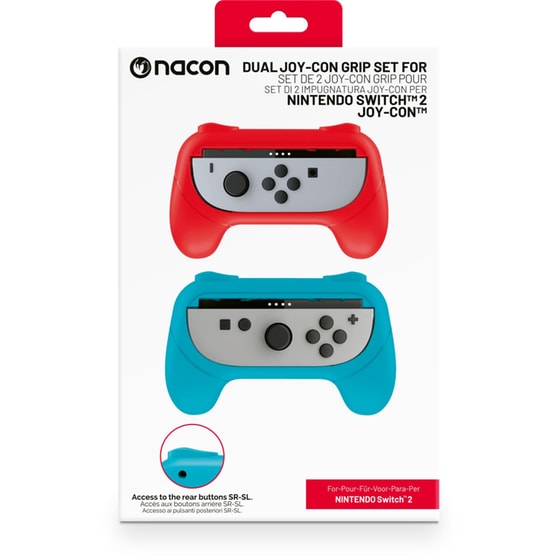 Nacon Καλύμματα Joy-Con για Nintendo Switch 2 - Κόκκινο/Μπλε image 6