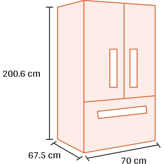 HAIER HFR3720DWPG Total No Frost 480 Lt Inox Ψυγείο Ντουλάπα image 2