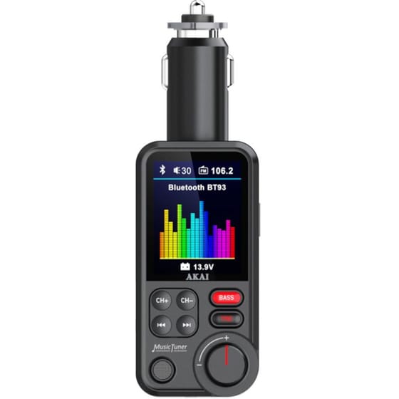 Car Transmitter Akai FMT-93BT Handsfree / USB / Aux / microSD image 0