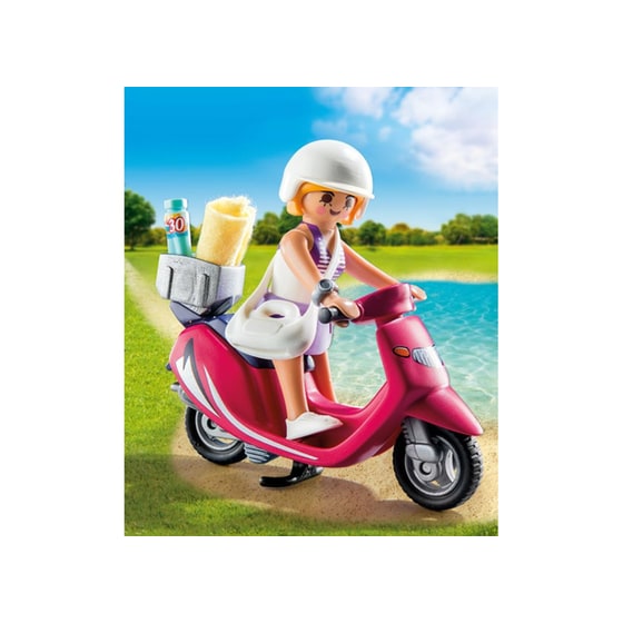PLAYMOBIL® Special Plus Κοπέλα με Σκούτερ (9084) image 0