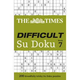 The Times Difficult Su Doku Book 7 Book 7