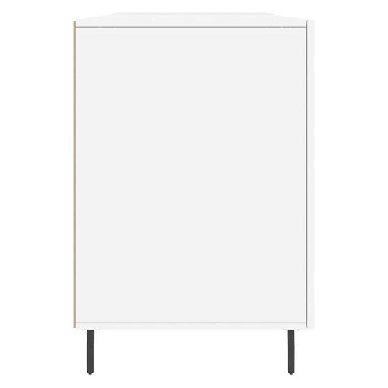 Γραφείο VidaXL από Επεξεργασμένο Ξύλο 140x50x75 cm - Λευκό image 5