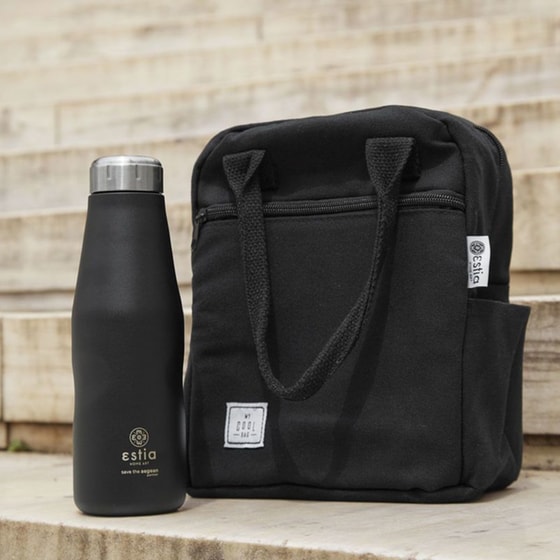Θερμός Estia Home Art Save The Aegean Midnight Black 750 ml image 3
