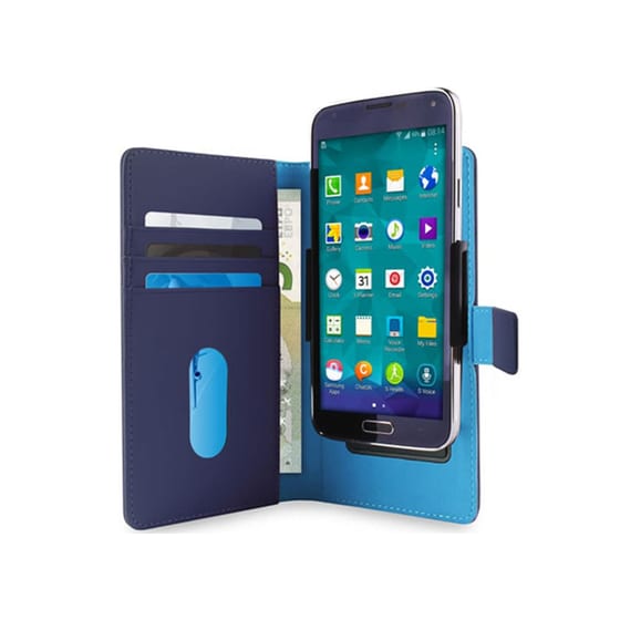 PURO Universal προστατευτική θήκη Smart Wallet size XL - (UNIWALLET3BLUEXL) image 0