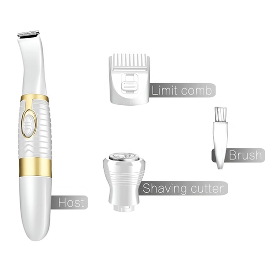 KEMEI KM-PG5004 Κουρευτική Μηχανή με Μπαταρία Λευκό image 2