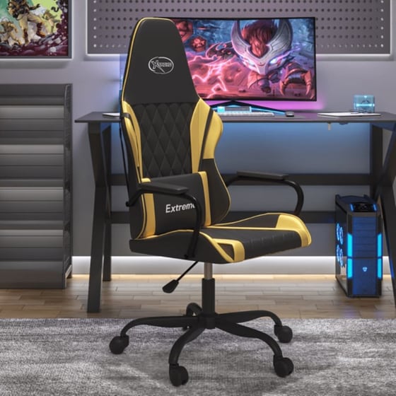 Καρέκλα Gaming VIDAXL 345535 από Τεχνητό Δέρμα - Μαύρη image 6