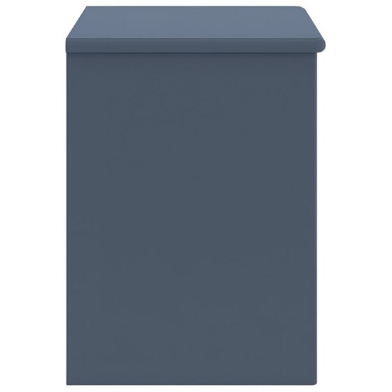Κομοδίνο Vidaxl Από Μασίφ Ξύλο Πεύκου 35x30x40 cm - Ανοιχτό Γκρι image 1