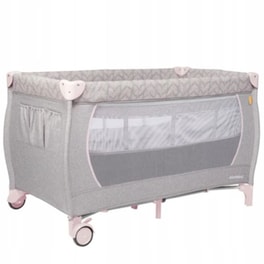 Πτυσσόμενο Παρκοκρέβατο Skiddou Lunar Pink 2040023