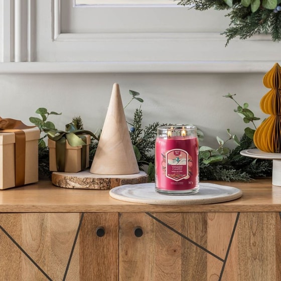 Κερί&nbsp;Yankee Candle Large&nbsp;Santa&nbsp;On&nbsp;Skis image 3