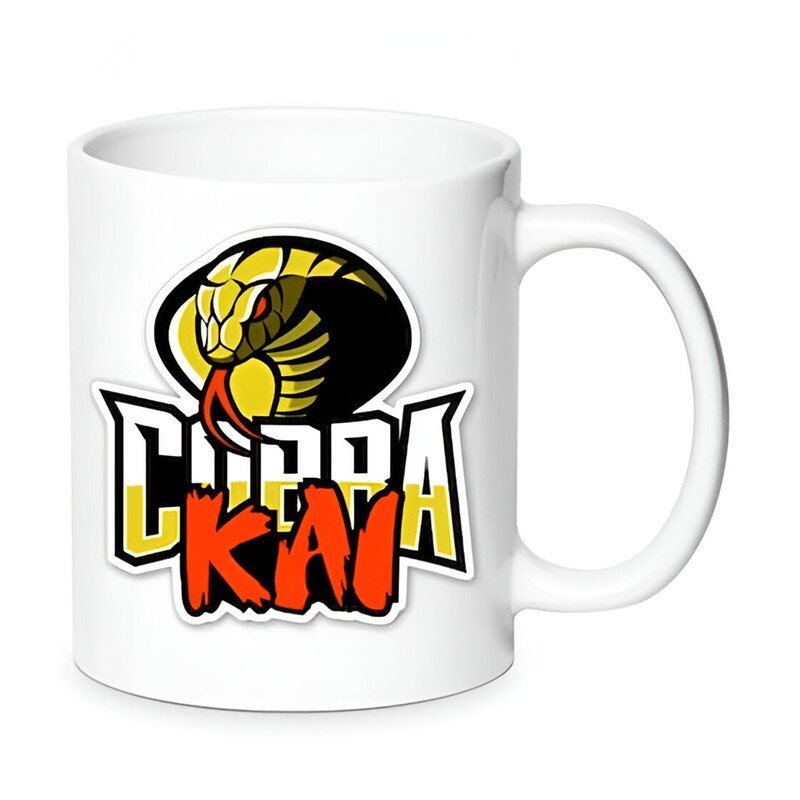 OEM Κούπα Cobra Kai No7 Κεραμική 330 ml - Λευκό