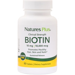 Nature's Plus Biotin 10mg - 90 ταμπλέτες