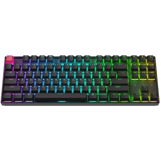 Keychron K8 V2 Ασύρματο Gaming Μηχανικό Πληκτρολόγιο Tenkeyless  K8X-C3 με Keychron Super Brown διακόπτες και RGB φωτισμό (Αγγλικό US) Aluminum Frame image 1