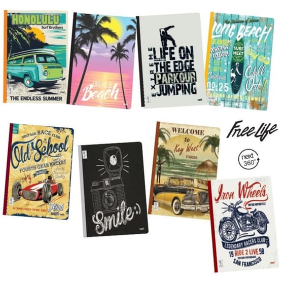 Τετράδιο NEXT Β5 2 Θεμάτων (1 Τεμάχιο) image 0