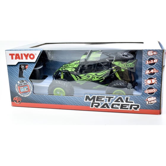 Taiyo Τηλεκατευθυνόμενο Αυτοκίνητο Metal Racer Πράσινο 1:18 image 0