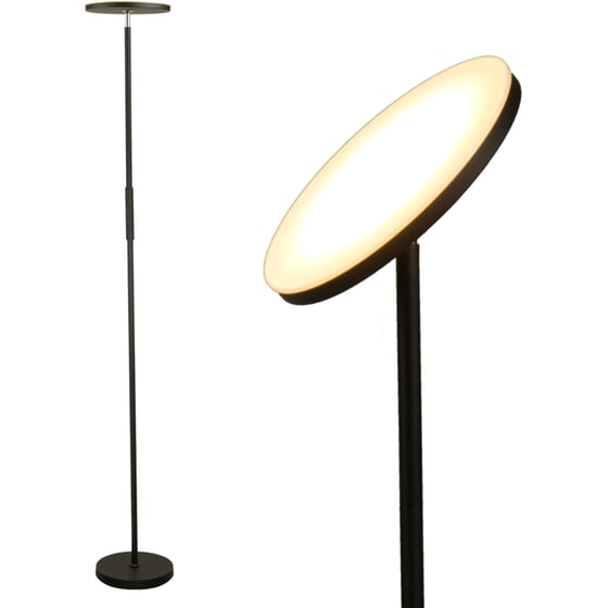 Φωτιστικό Δαπέδου Raytech Power LED CCT με Τηλεχειριστήριο 25x175 cm - Μαύρο image 1