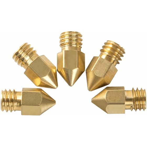 Creality Brass Nozzle Kit 0.4mm 5τμχ image 1