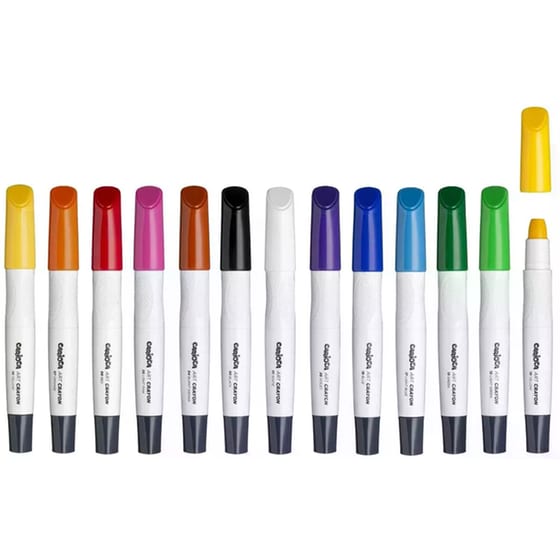 Κηρομπογιές Carioca Plus Soft (12 Τεμάχια) image 3