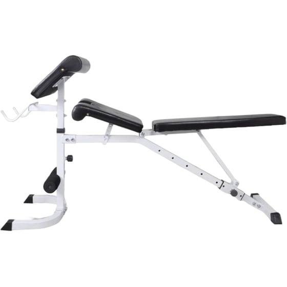 Σετ Ρυθμιζόμενος Πάγκος Γυμναστικής VidaXL 150x45cm - Μαύρος image 4