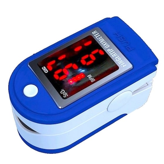 Οξύμετρο Δακτύλου Με Οθόνη Led - Fingertip Pulse Oximeter, Spo2/heart Rate Sensor image 0