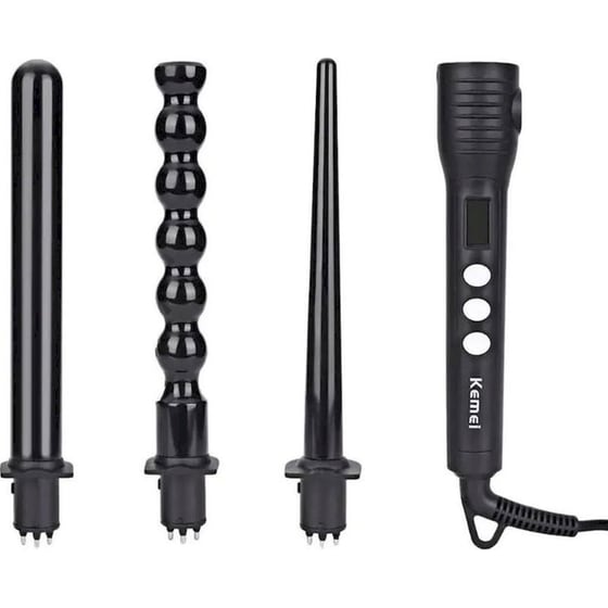 Ψαλίδι Μαλλιών Kemei Ferro Pro 4 In1 KM-4083 59 W Μαύρο image 3