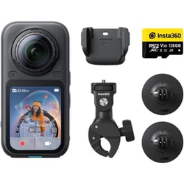 Action Camera INSTA360 X6 360° Motorcycle Bundle με Βίντεο 8K - Midnight Black