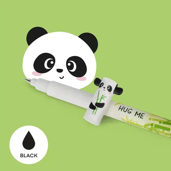 Στυλό Gel Legami Erasable Pen Panda 0.7 mm Μαύρο image 1