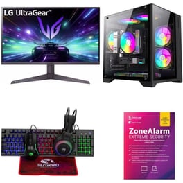 Bundle Desktop Vengeance (Ryzen 5-5600GT/16GB/512GB SSD/Radeon Graphics/FreeDOS) + LG Gaming Monitor 24'' 24GS50F FHD VA 180Hz 1ms + Σετ Gaming 4 in 1 CM416 + Antivirus Checkpoint